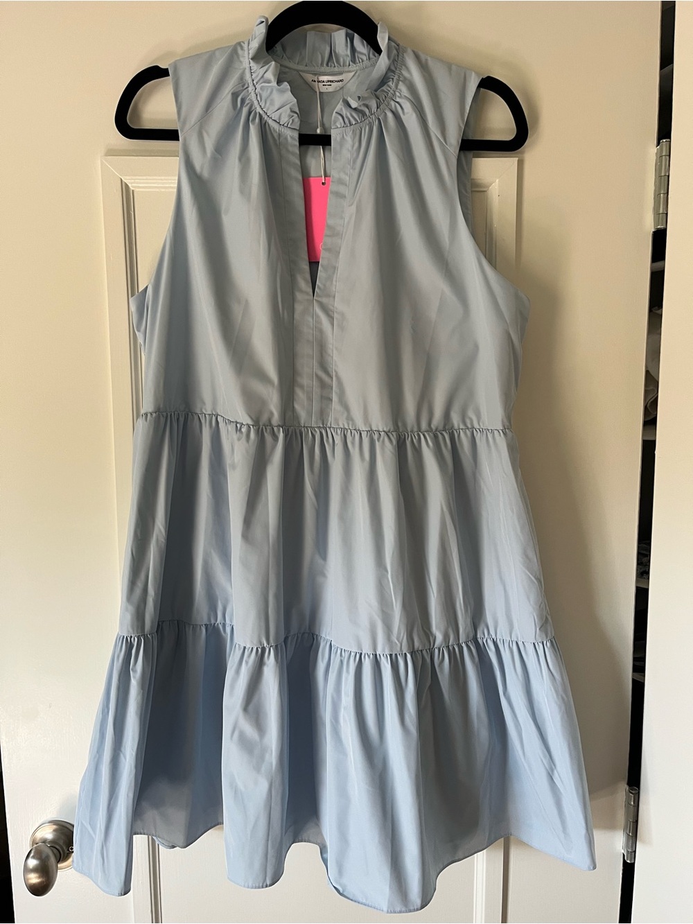 Amanda Uprichard Light Blue Sleeveless Dress NWT